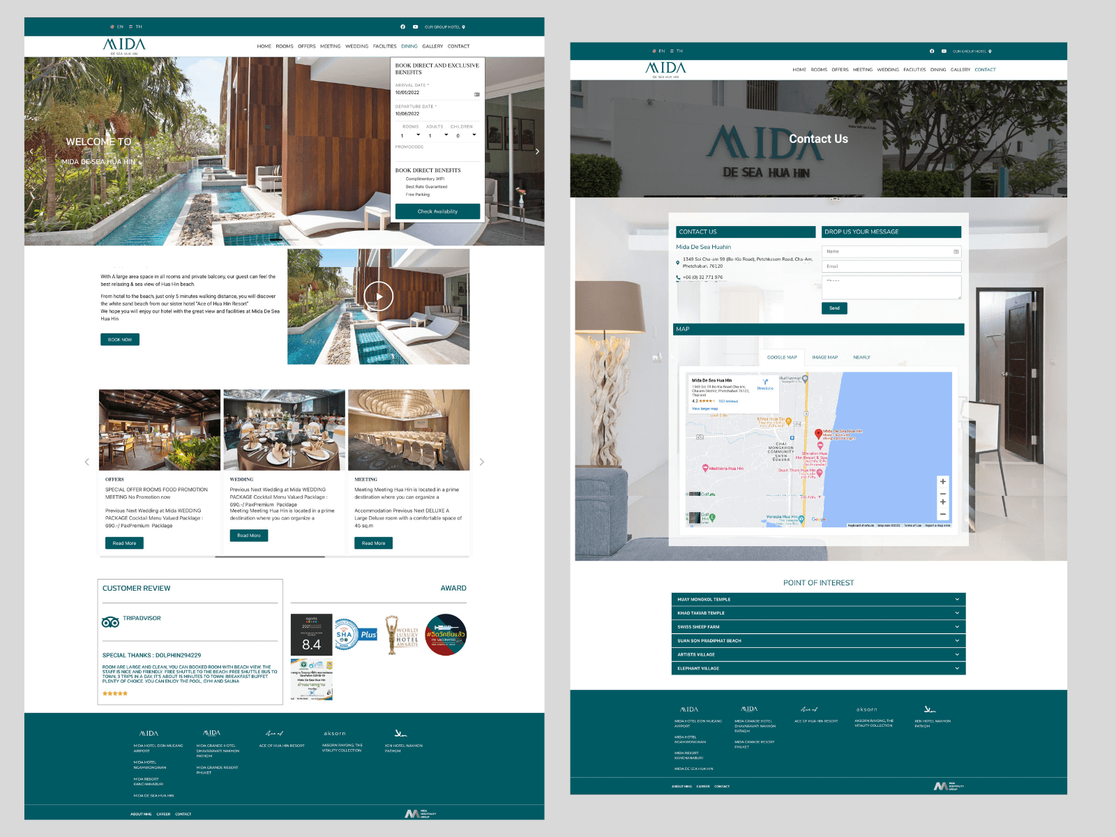 Mida De Sea Page 1 website design services and other services by nConnect