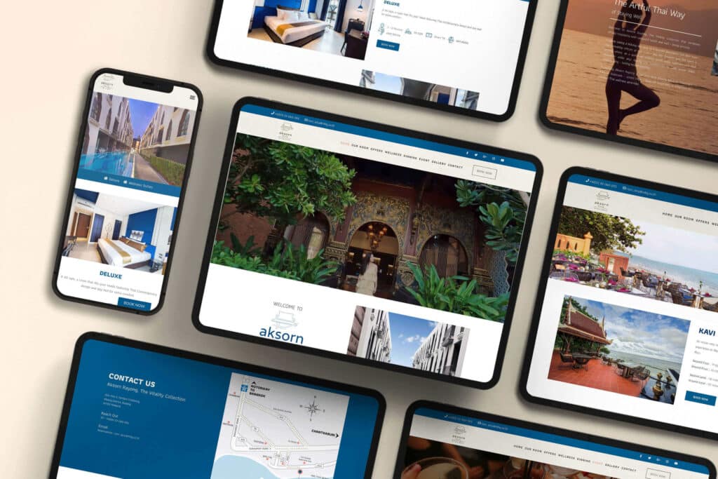 Aksorn Rayong   With Profile website design services and other services by nConnect