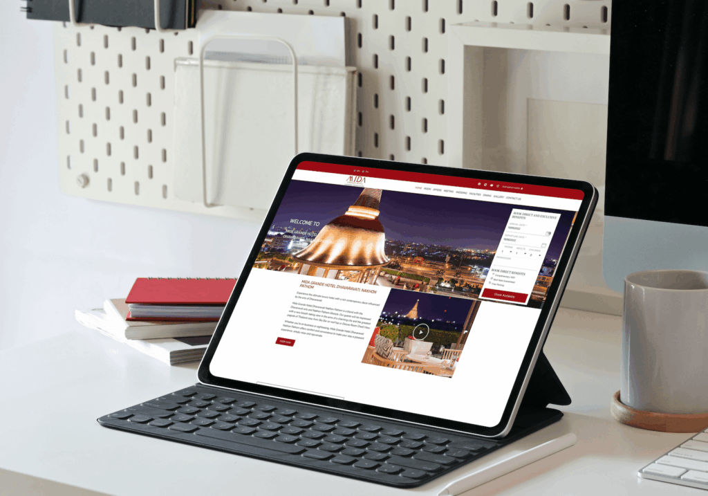 Mida Grande Hotel Dhavaravati   Hotel website Design 2 website design services and other services by nConnect