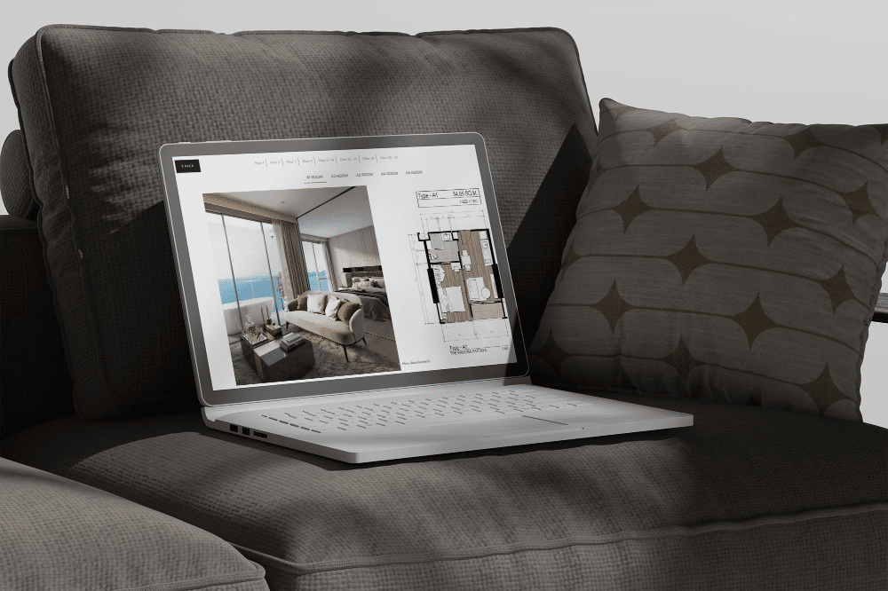 Laptop Mockup website design services and other services by nConnect